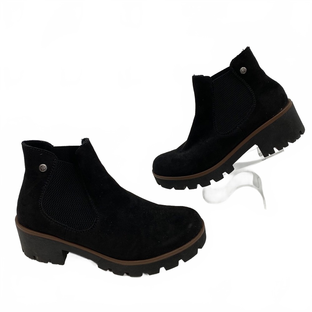 Rieker Ankle Boots Amalia Faux Suede Black 39EU | Women's